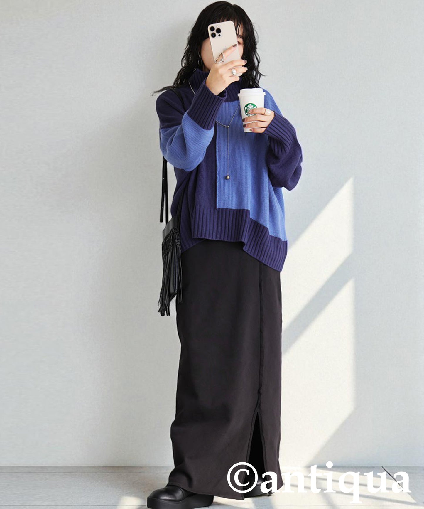 Pigment-Dyed Fleece Skirt Ladies