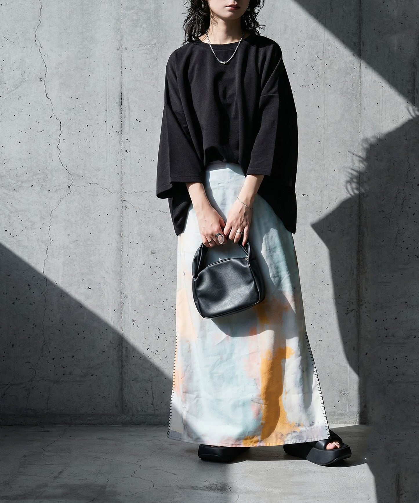 Quick-Drying Dolman Top And Wide-Leg Pants Set Ladies