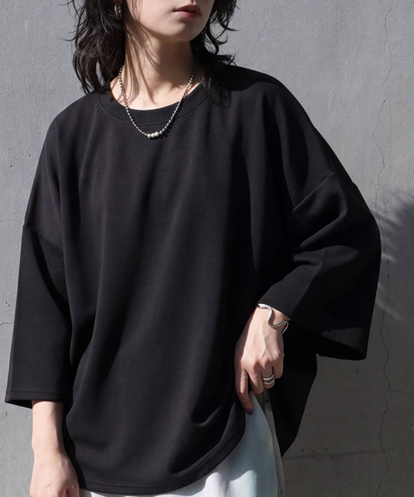 Quick-Drying Dolman Top And Wide-Leg Pants Set Ladies