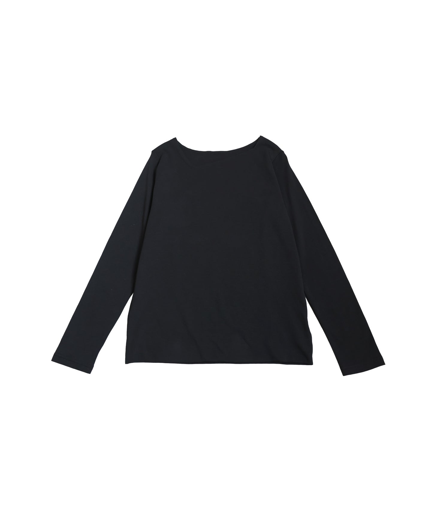 Diagonal Neck Long T-Shirt Ladies