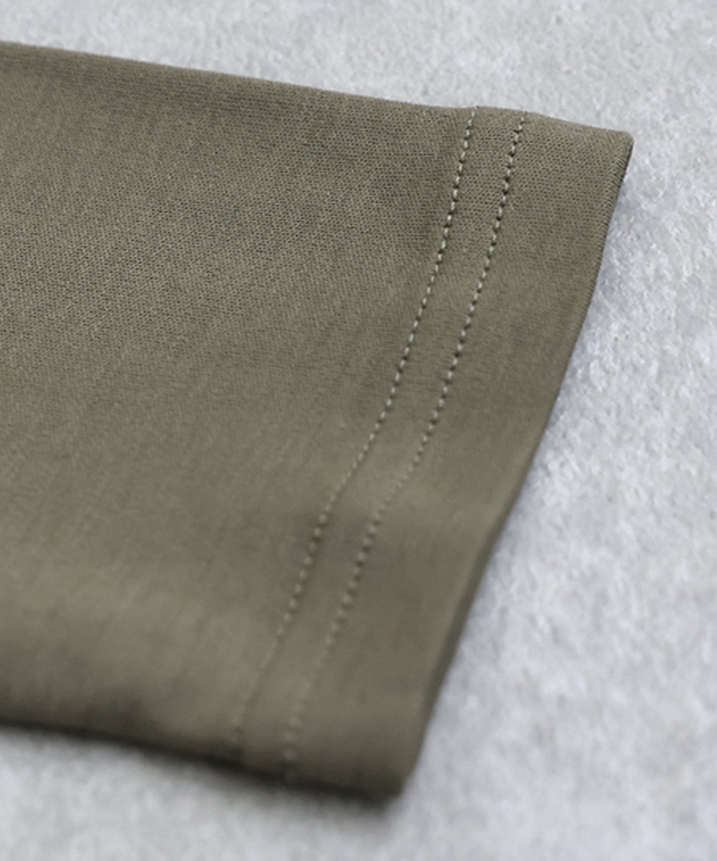 Diagonal Neck Long T-Shirt Ladies