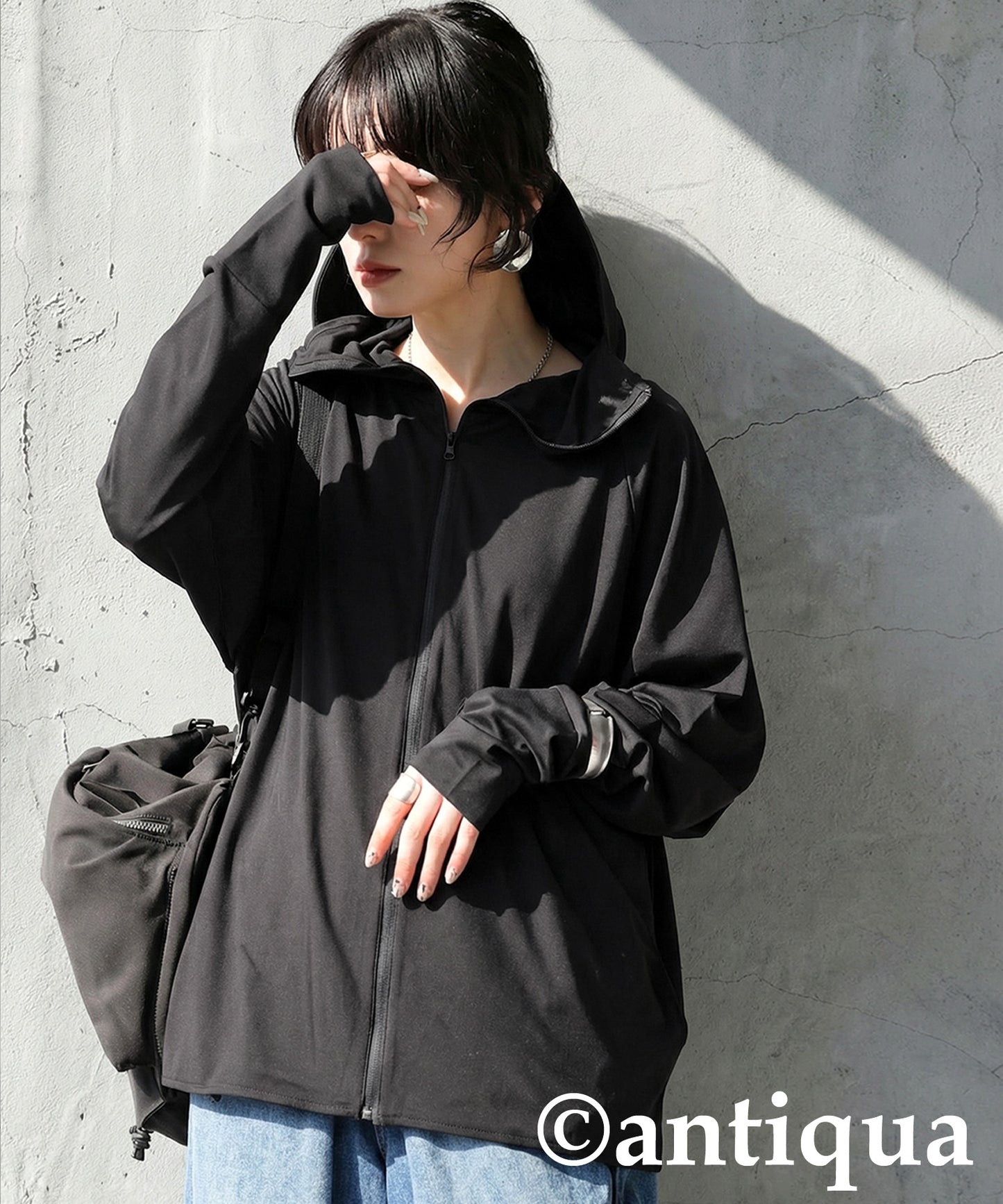 UV-Cut Hooded Rash Guard With Cooling Effect Ladies
