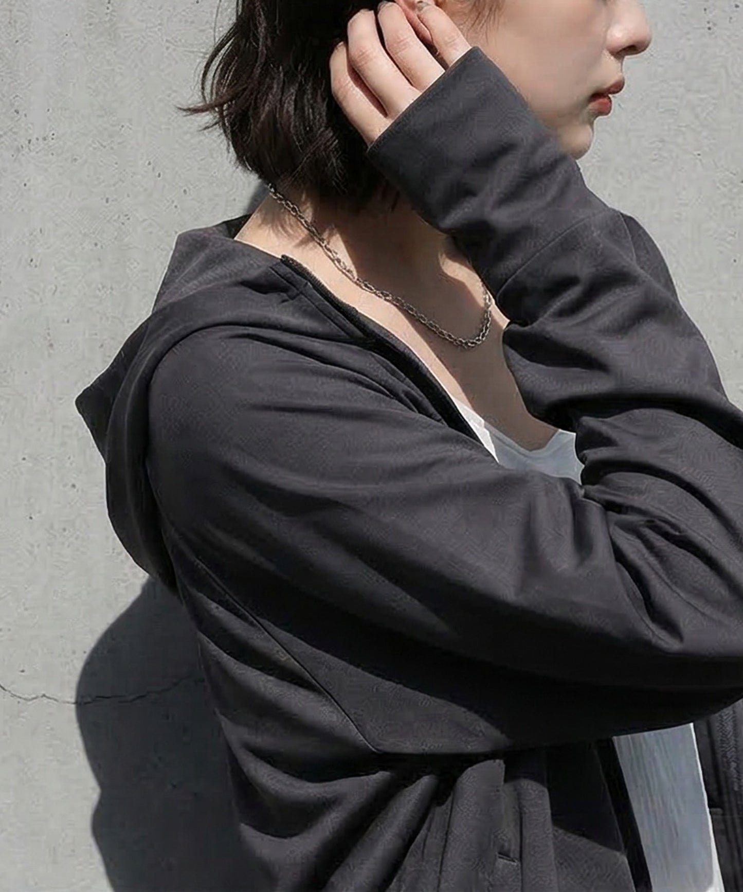 UV-Cut Hooded Rash Guard With Cooling Effect Ladies