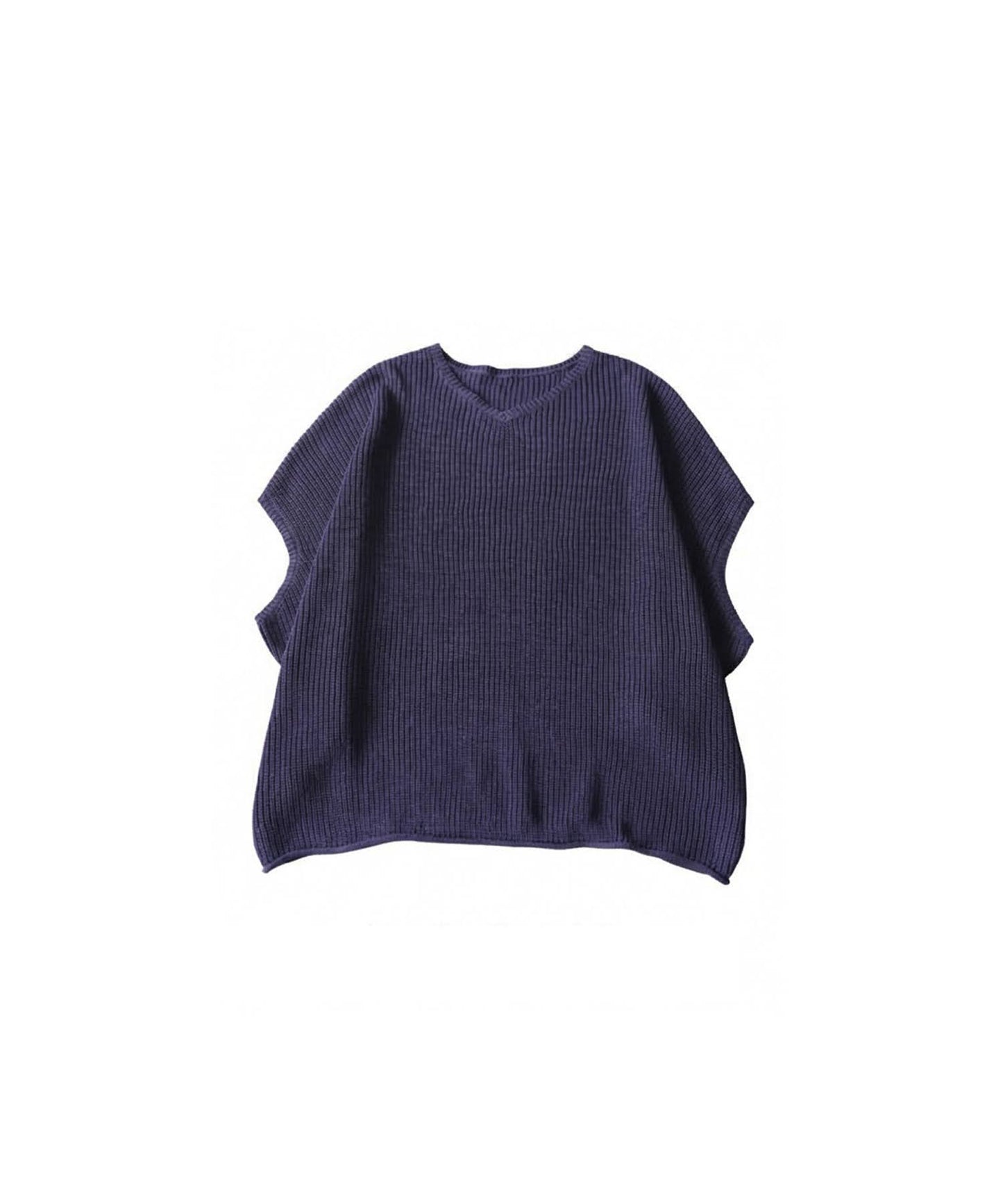 Linen-Touch Ribbed Summer Knit Ladies