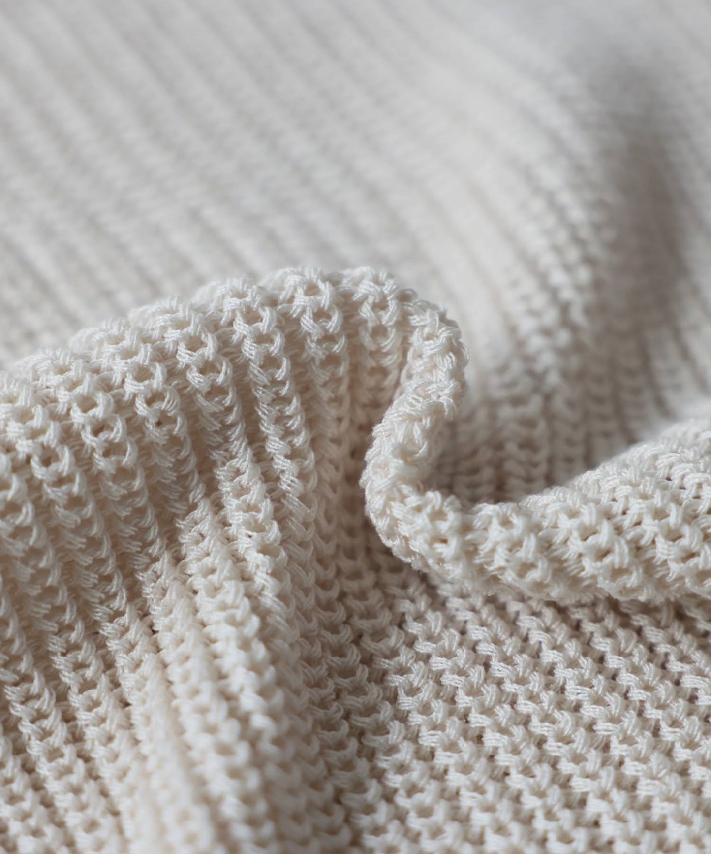 Linen-Touch Ribbed Summer Knit Ladies
