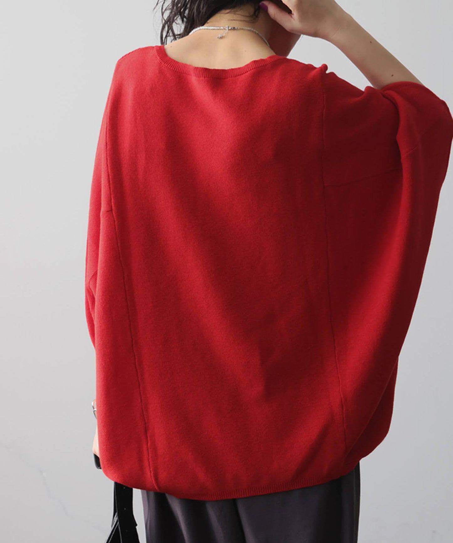 Garter Stitch Dolman Knit Ladies