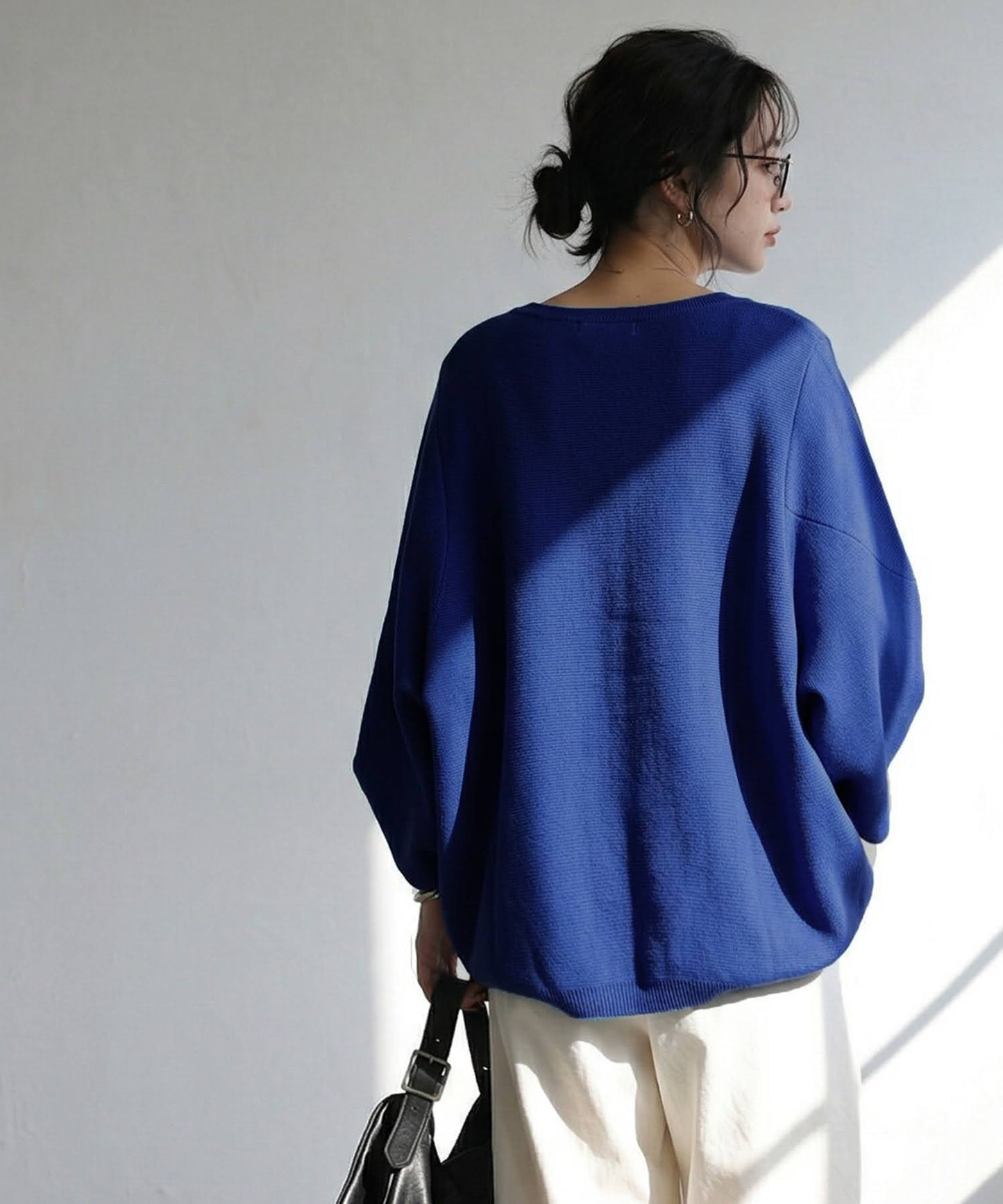 Garter Stitch Dolman Knit Ladies