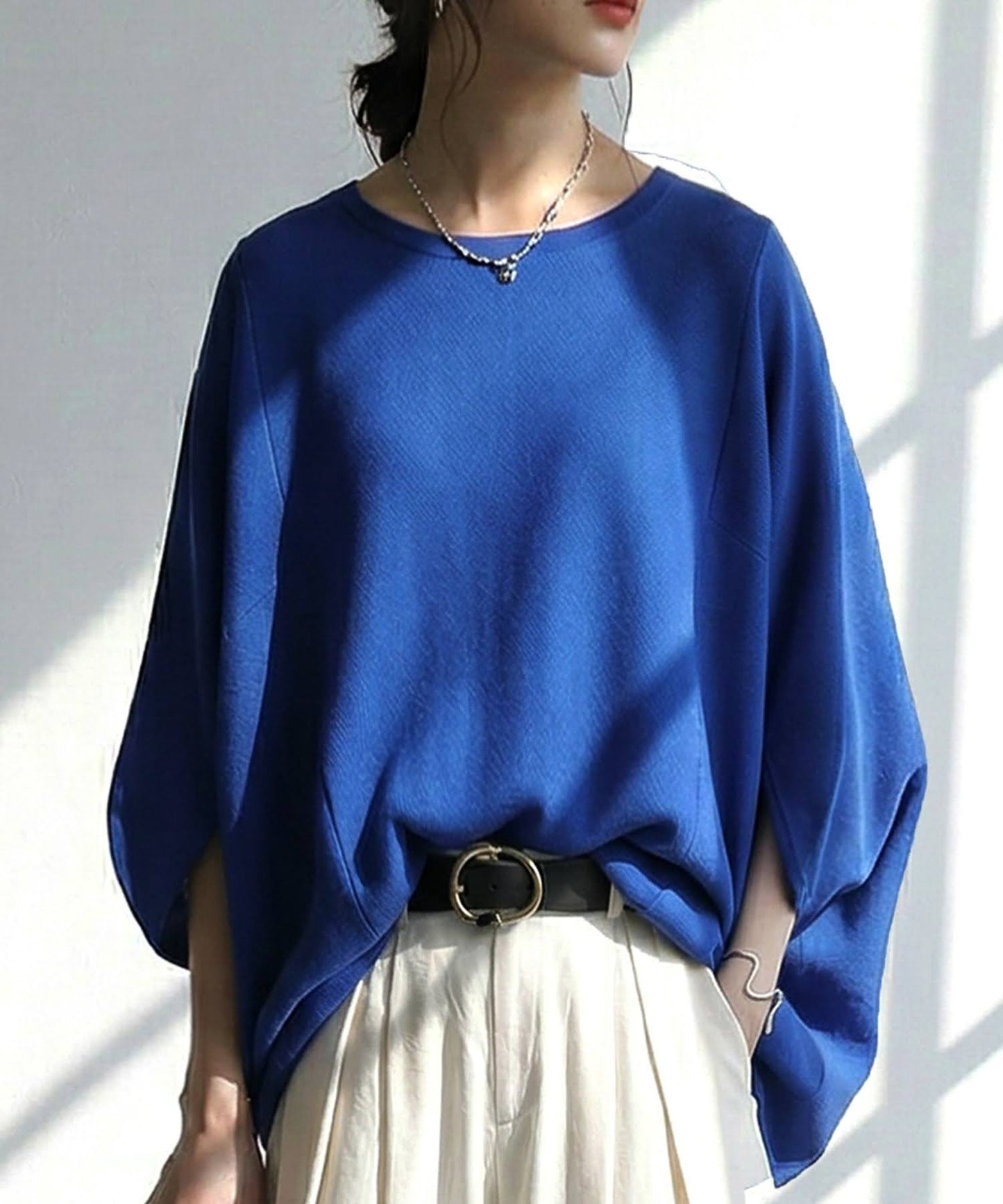 Garter Stitch Dolman Knit Ladies