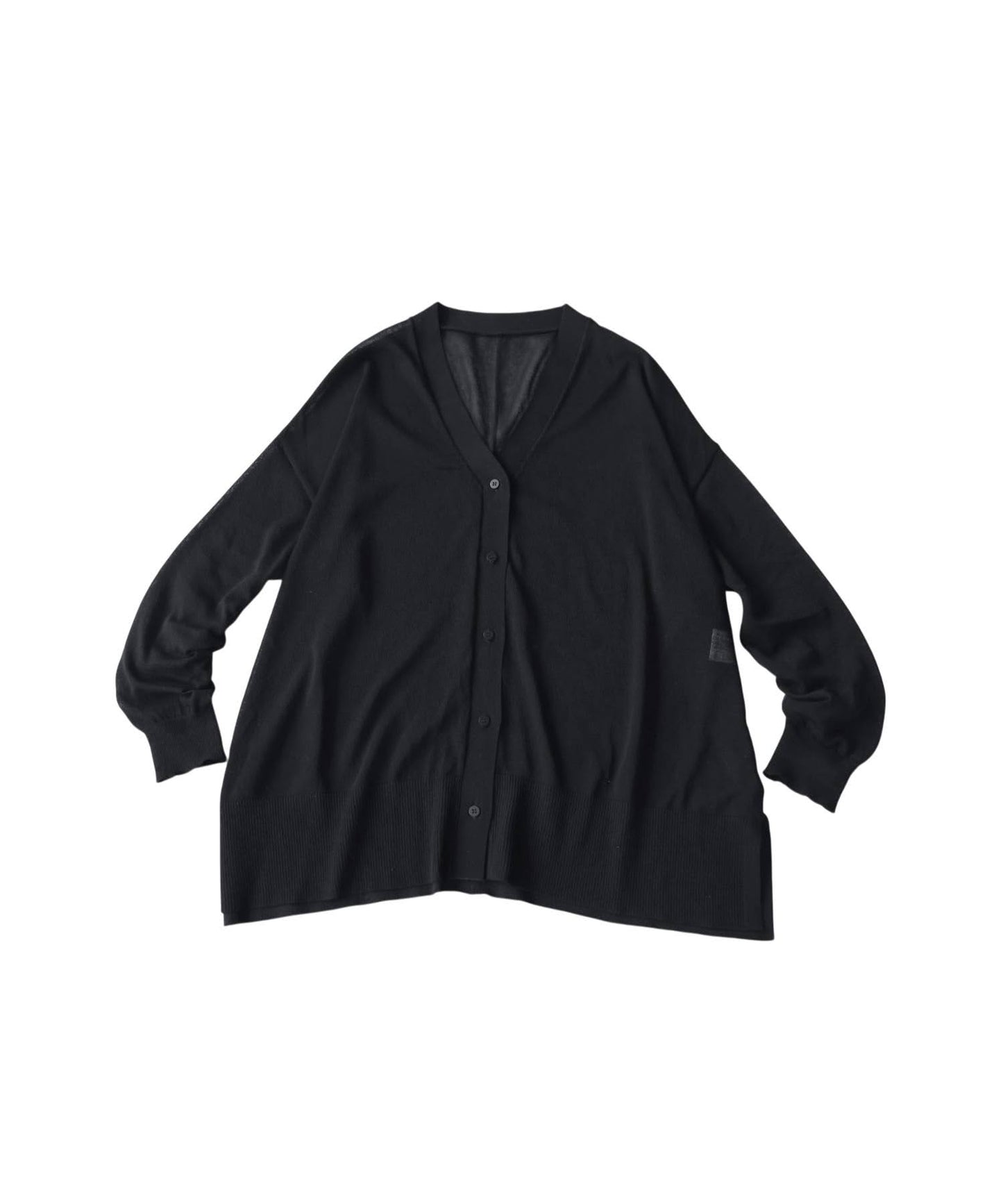 Sheer V-Neck Cardigan Ladies