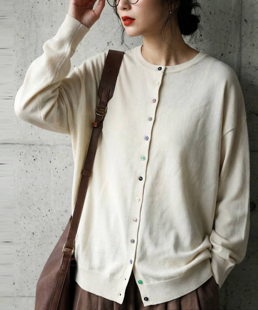 Cool-To-The-Touch Uv-Cut Knit Cardigan Ladies