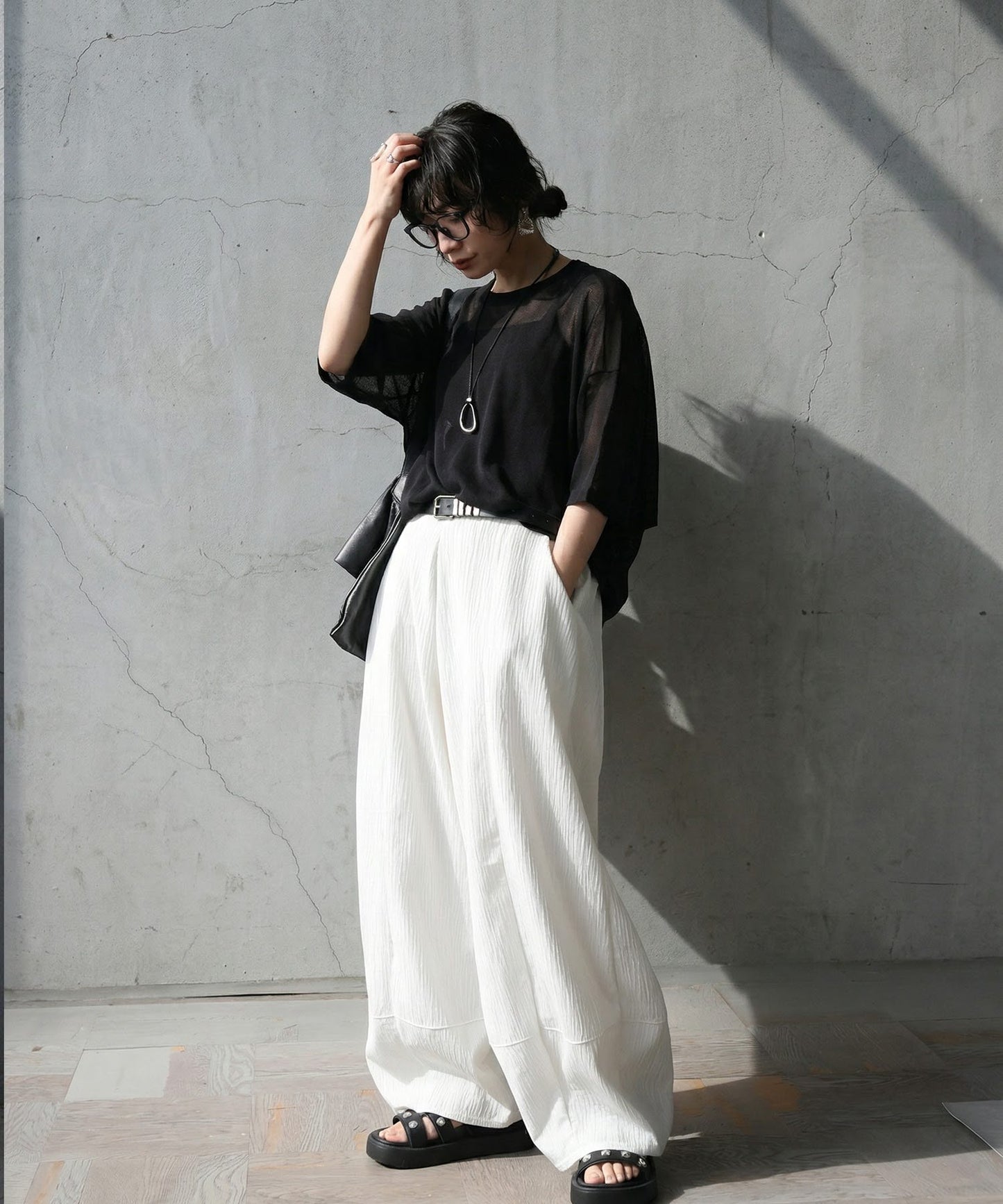 Sheer Knit Tops Ladies