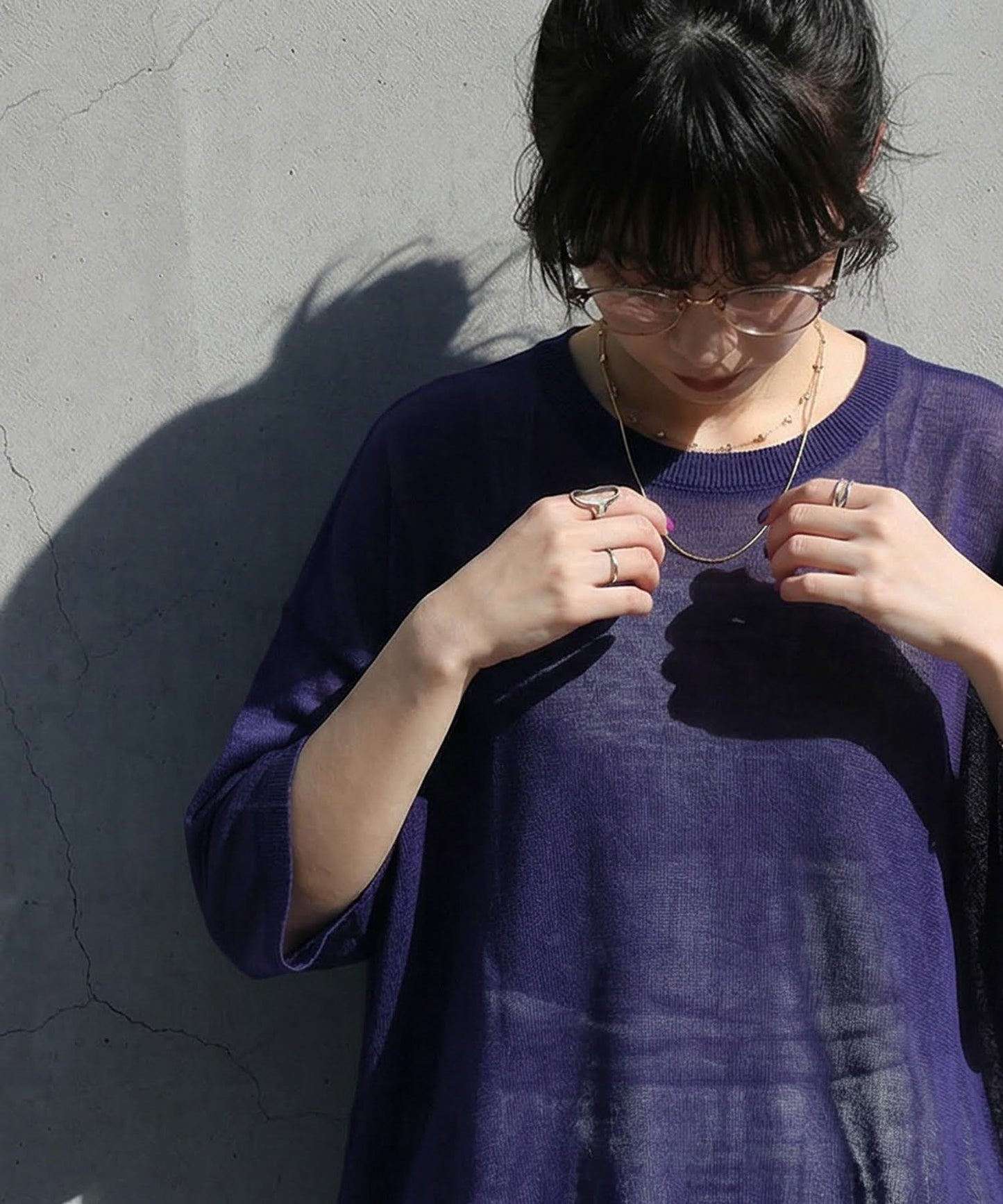 Sheer Knit Tops Ladies