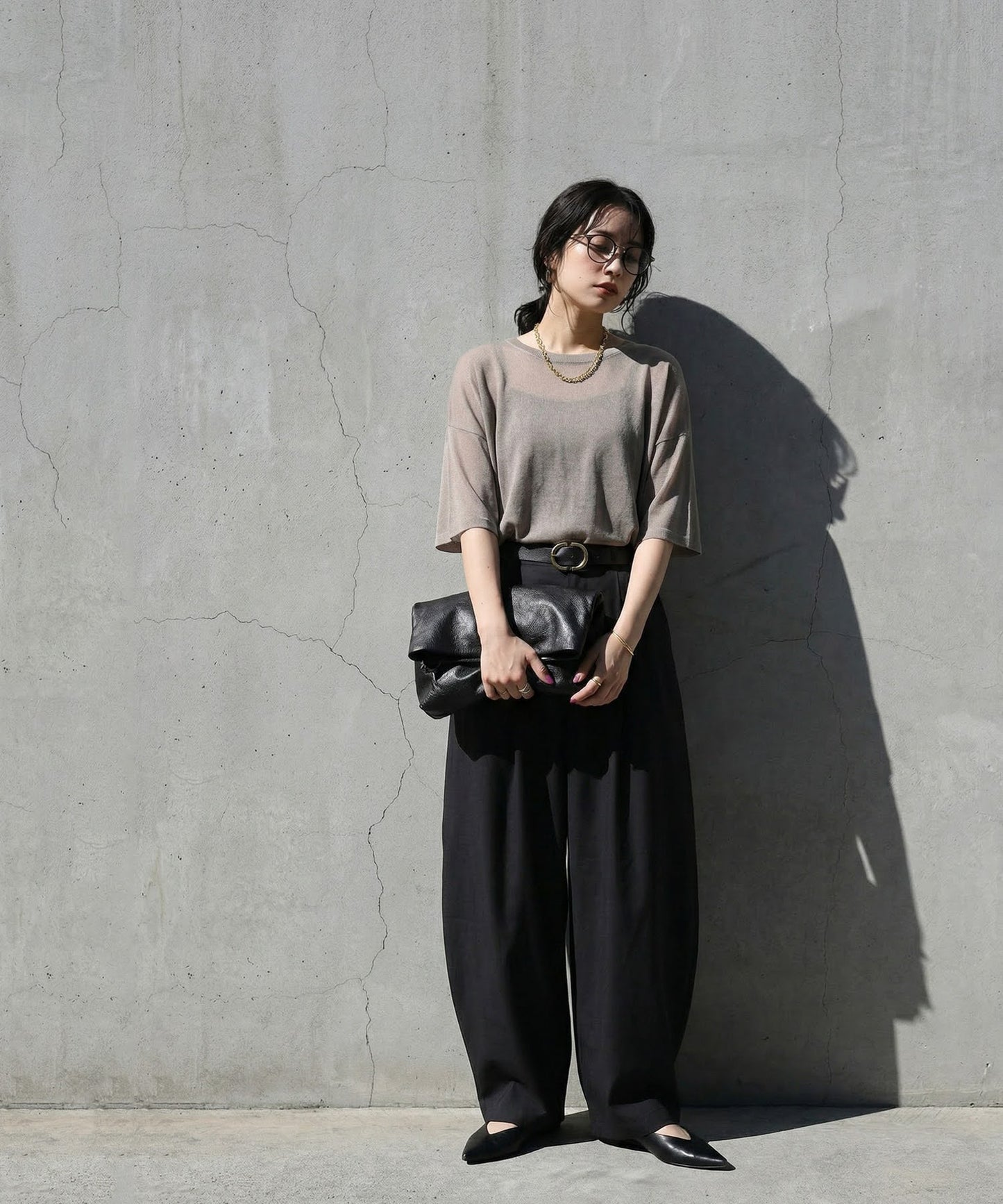 Sheer Knit Tops Ladies