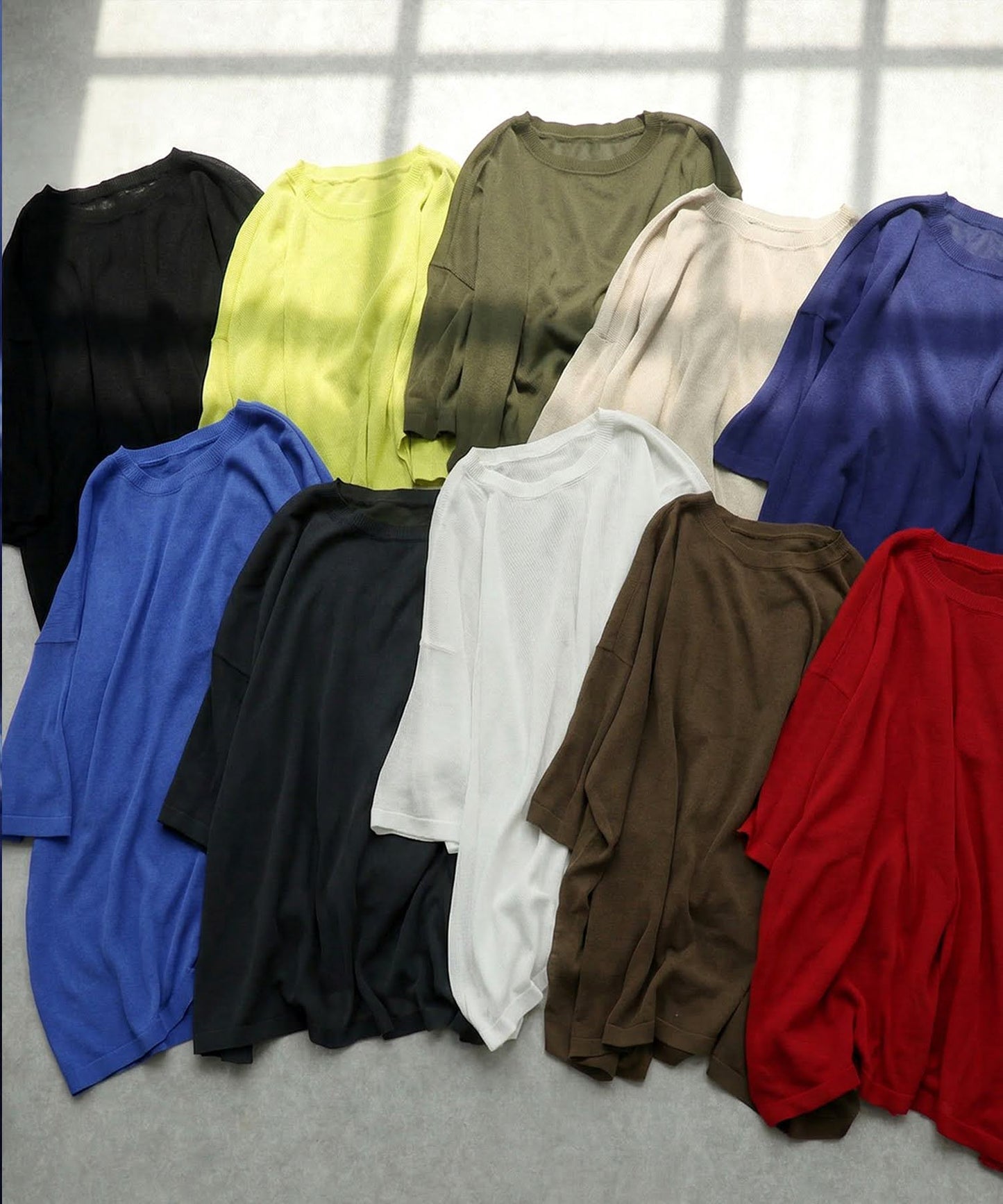 Sheer Knit Tops Ladies