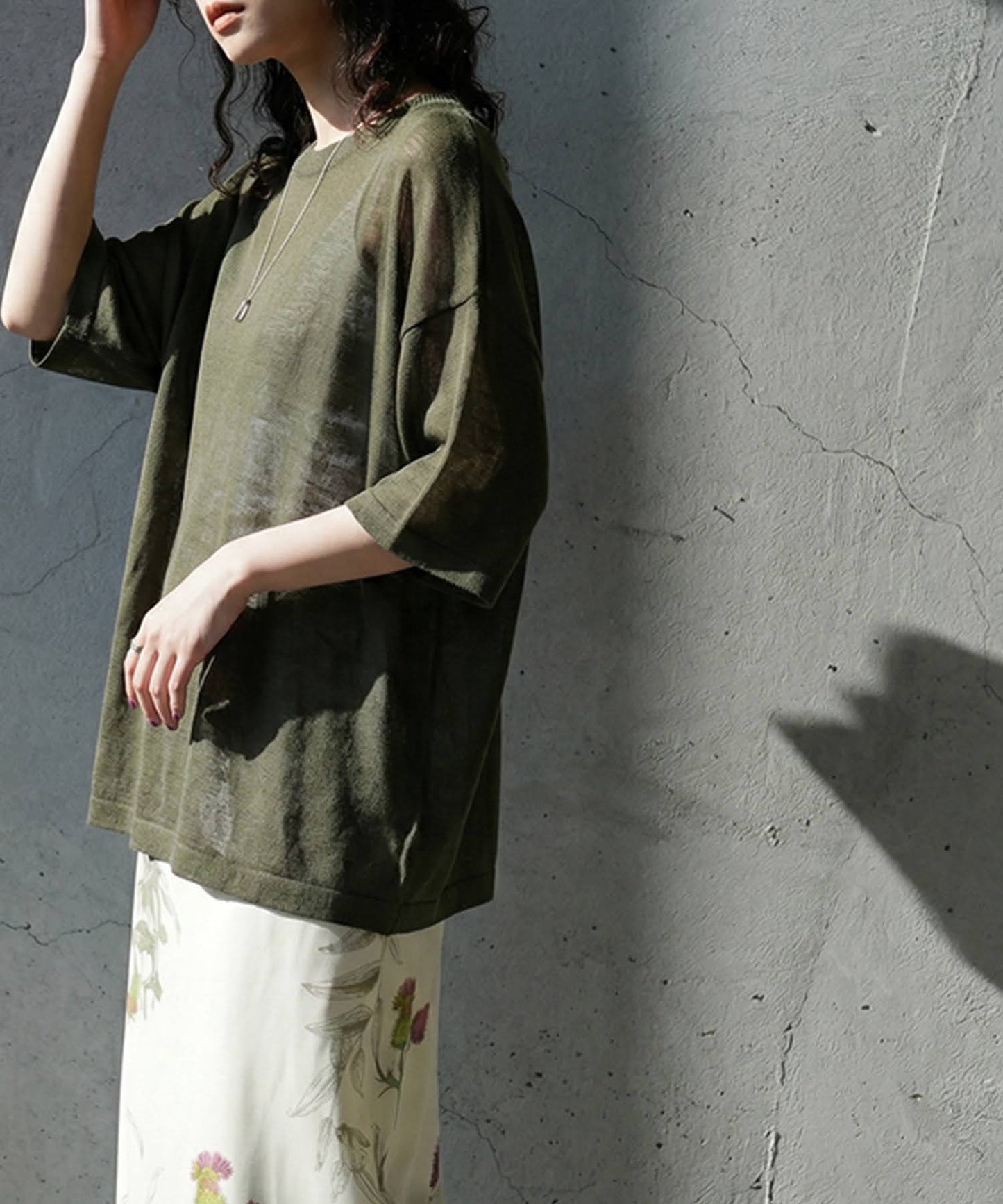Sheer Knit Tops Ladies