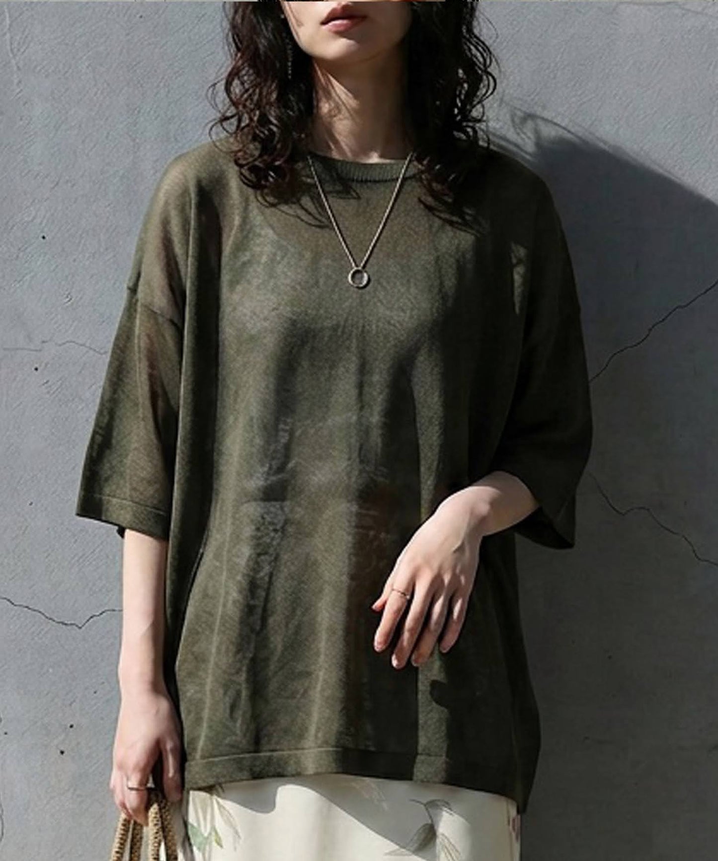 Sheer Knit Tops Ladies