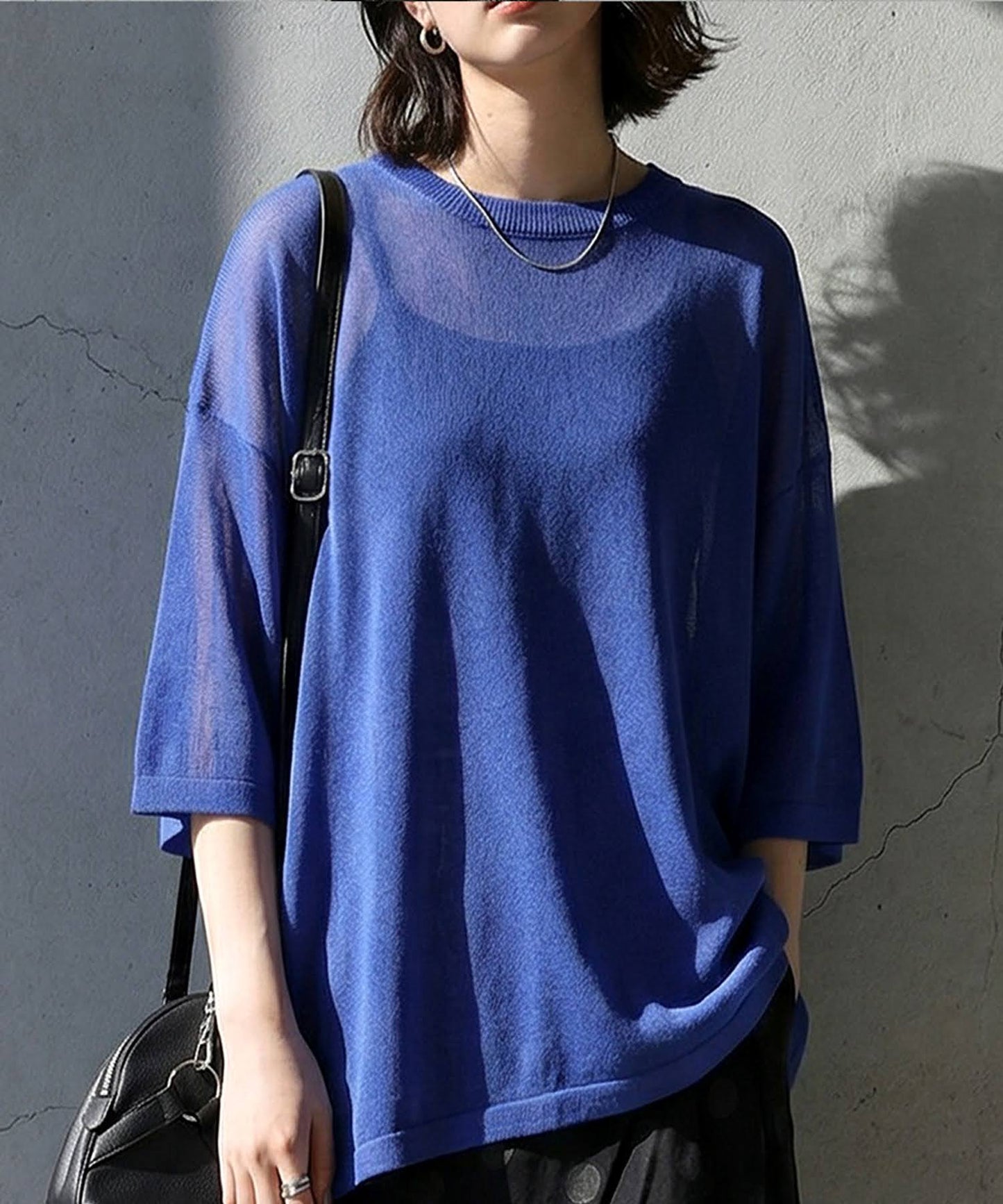Sheer Knit Tops Ladies