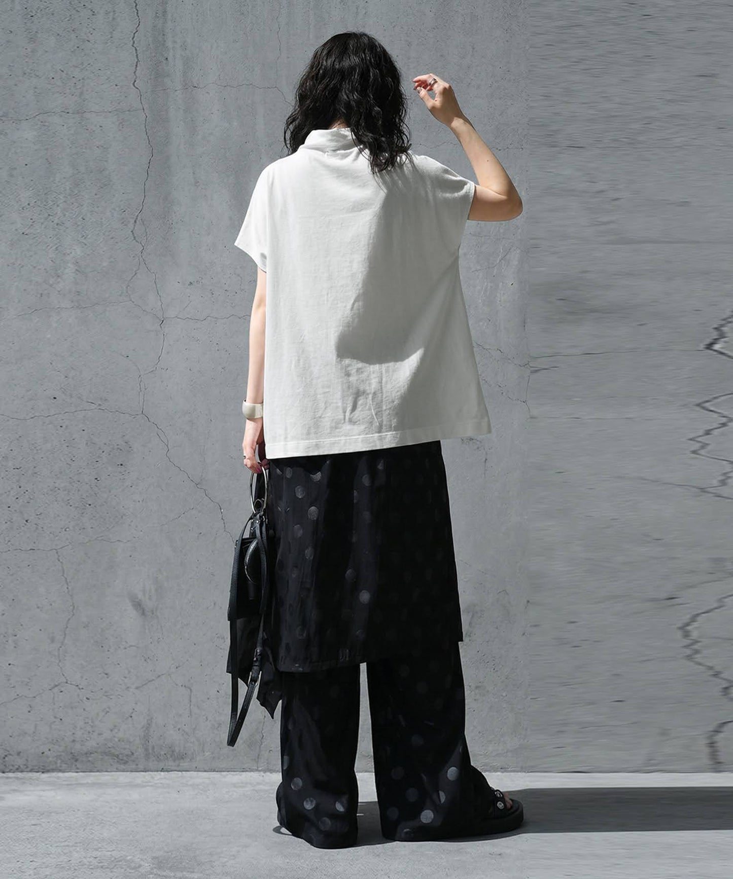 100% Cotton Sweat-Proof High Neck Top Ladies