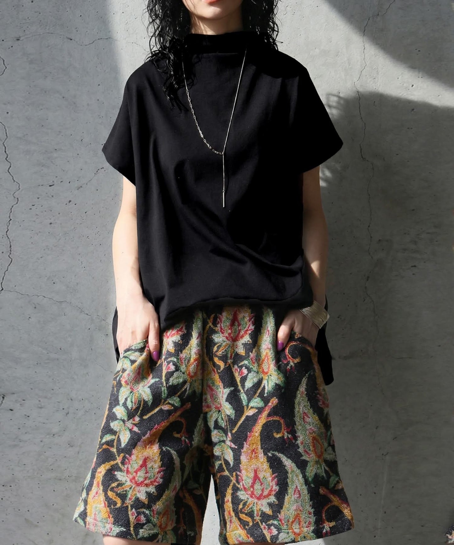 100% Cotton Sweat-Proof High Neck Top Ladies