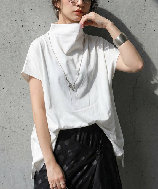 100% Cotton Sweat-Proof High Neck Top Ladies