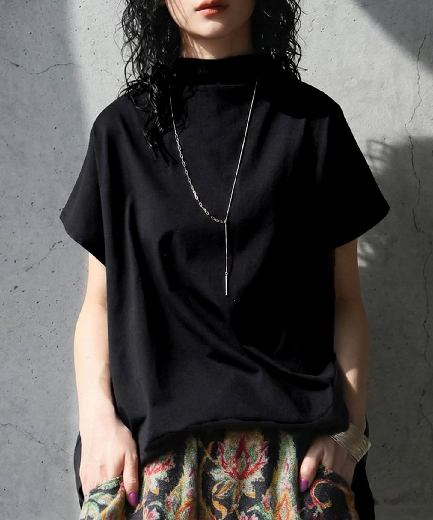 100% Cotton Sweat-Proof High Neck Top Ladies