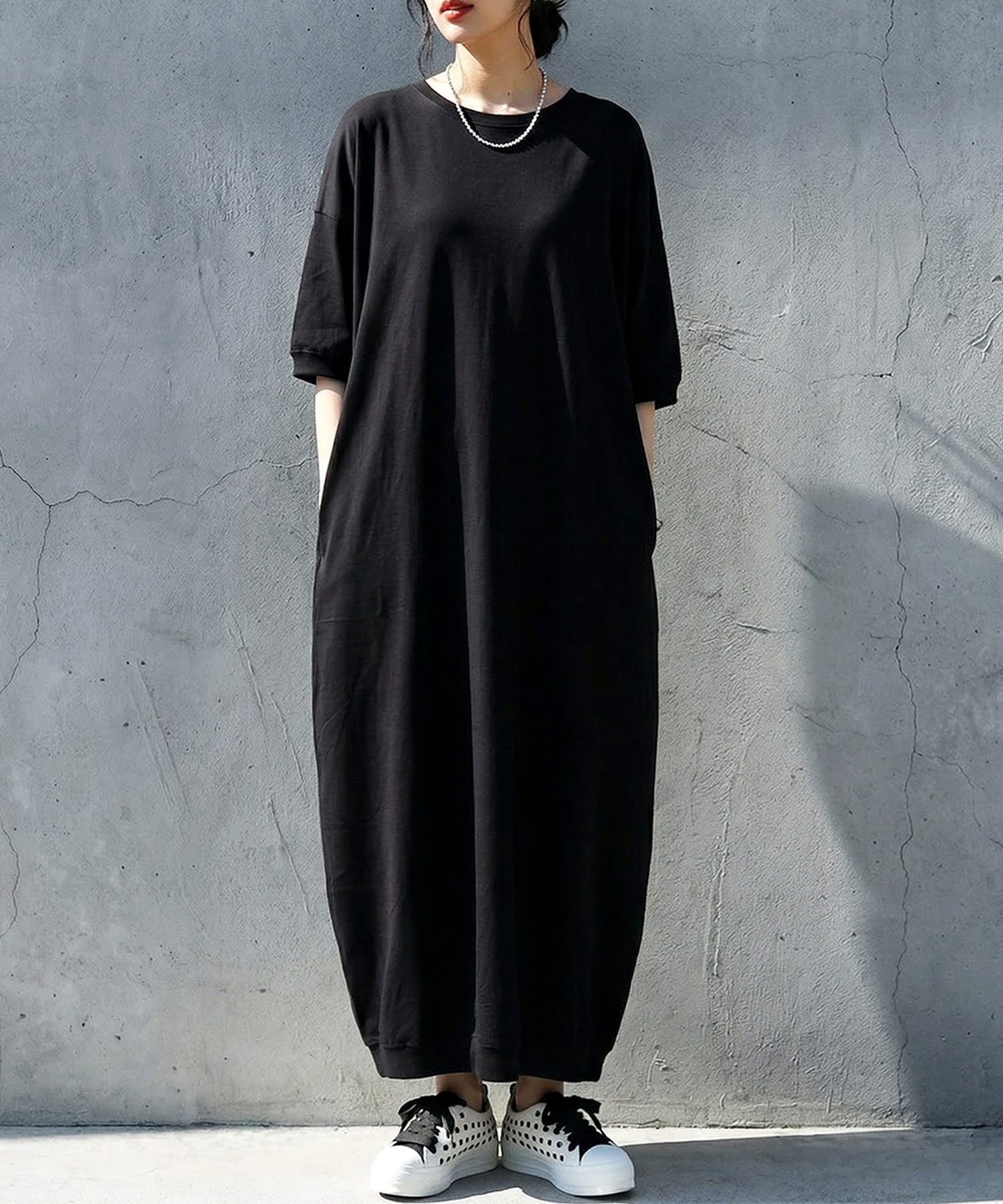 100% Cotton Sweat-Proof Cocoon Dress Ladies