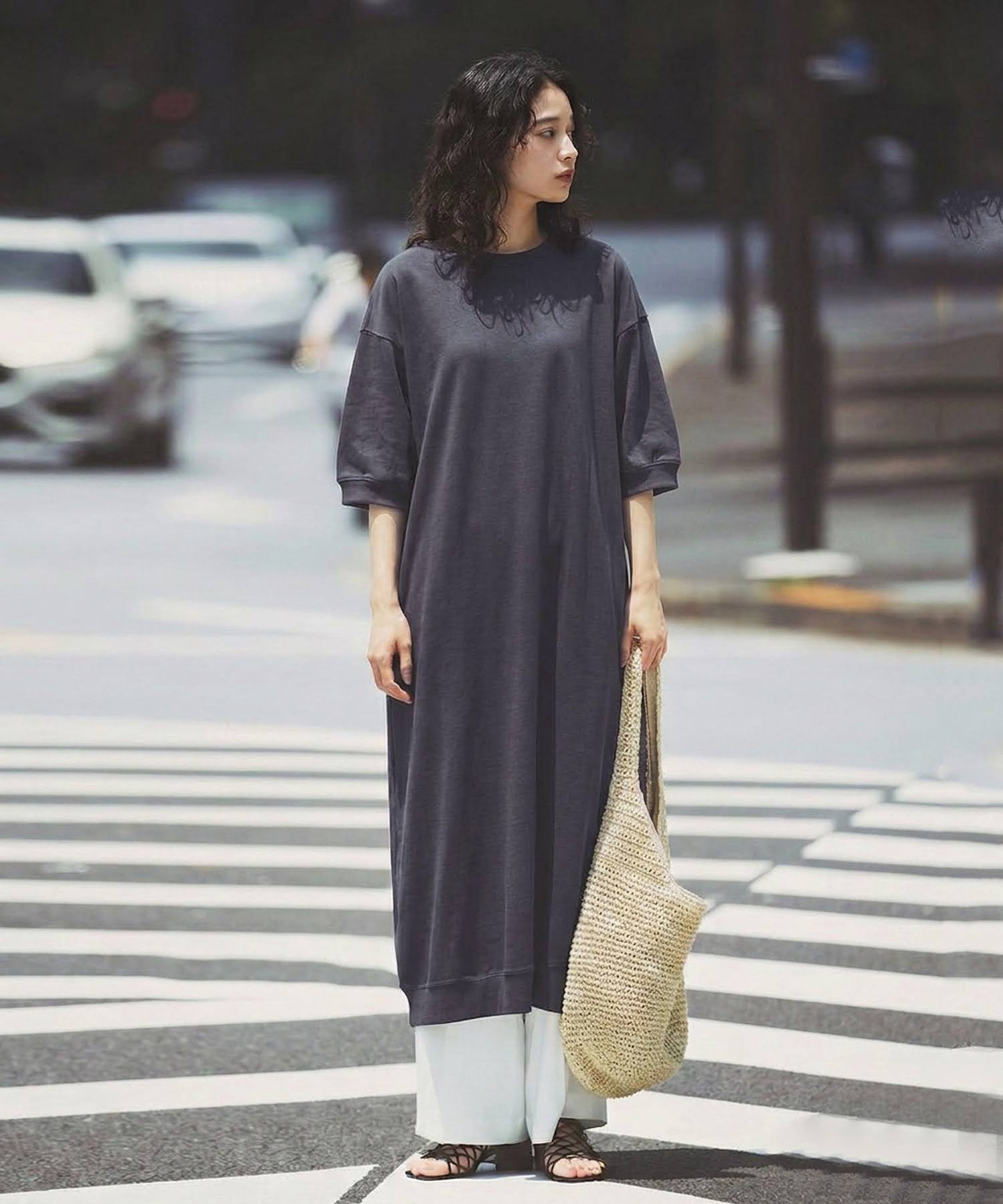 100% Cotton Sweat-Proof Cocoon Dress Ladies