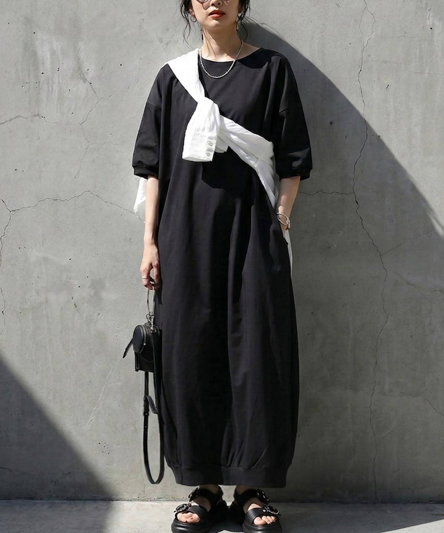 100% Cotton Sweat-Proof Cocoon Dress Ladies