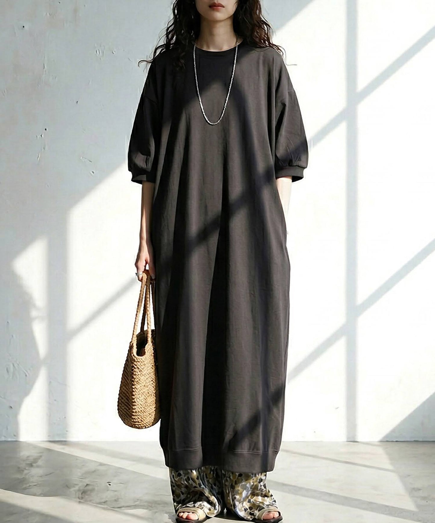 100% Cotton Sweat-Proof Cocoon Dress Ladies