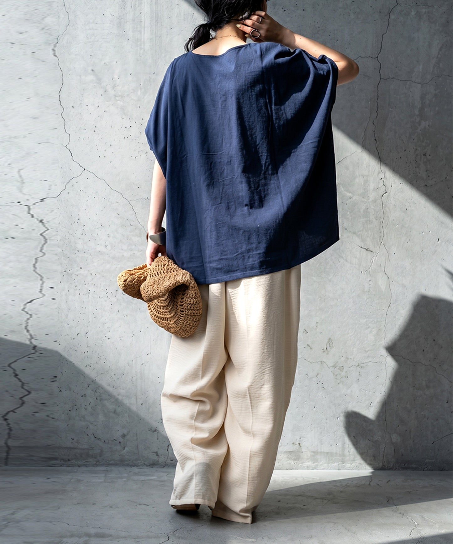 100% Cotton Sweat-Proof Relaxed Top Ladies