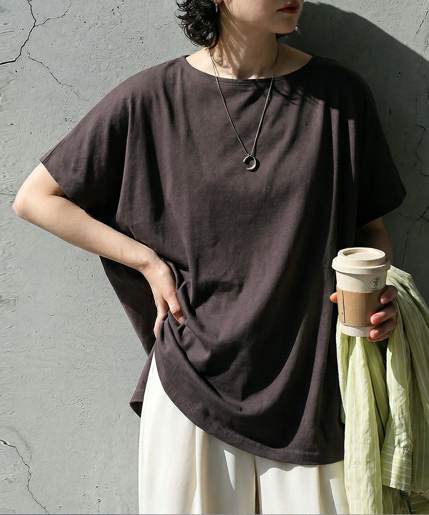 100% Cotton Sweat-Proof Relaxed Top Ladies