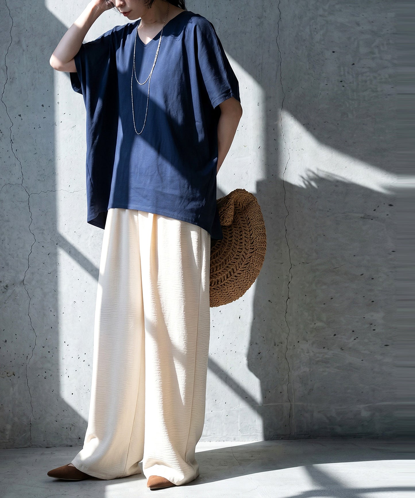 100% Cotton Sweat-Proof Relaxed Top Ladies