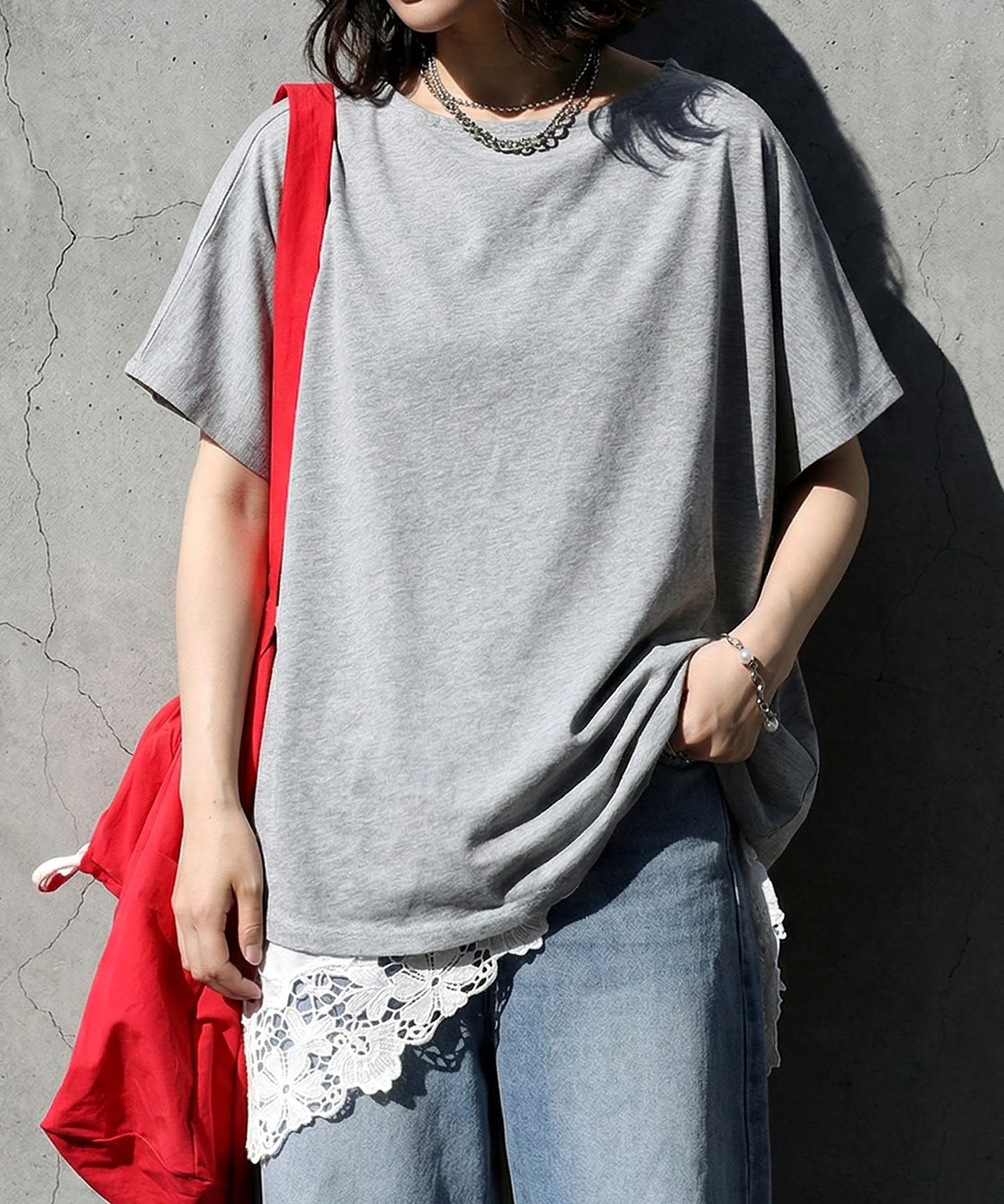 100% Cotton Sweat-Proof Relaxed Top Ladies