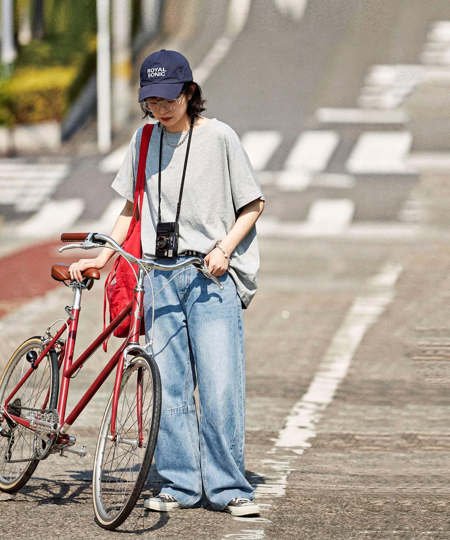 100% Cotton Sweat-Proof Relaxed Top Ladies