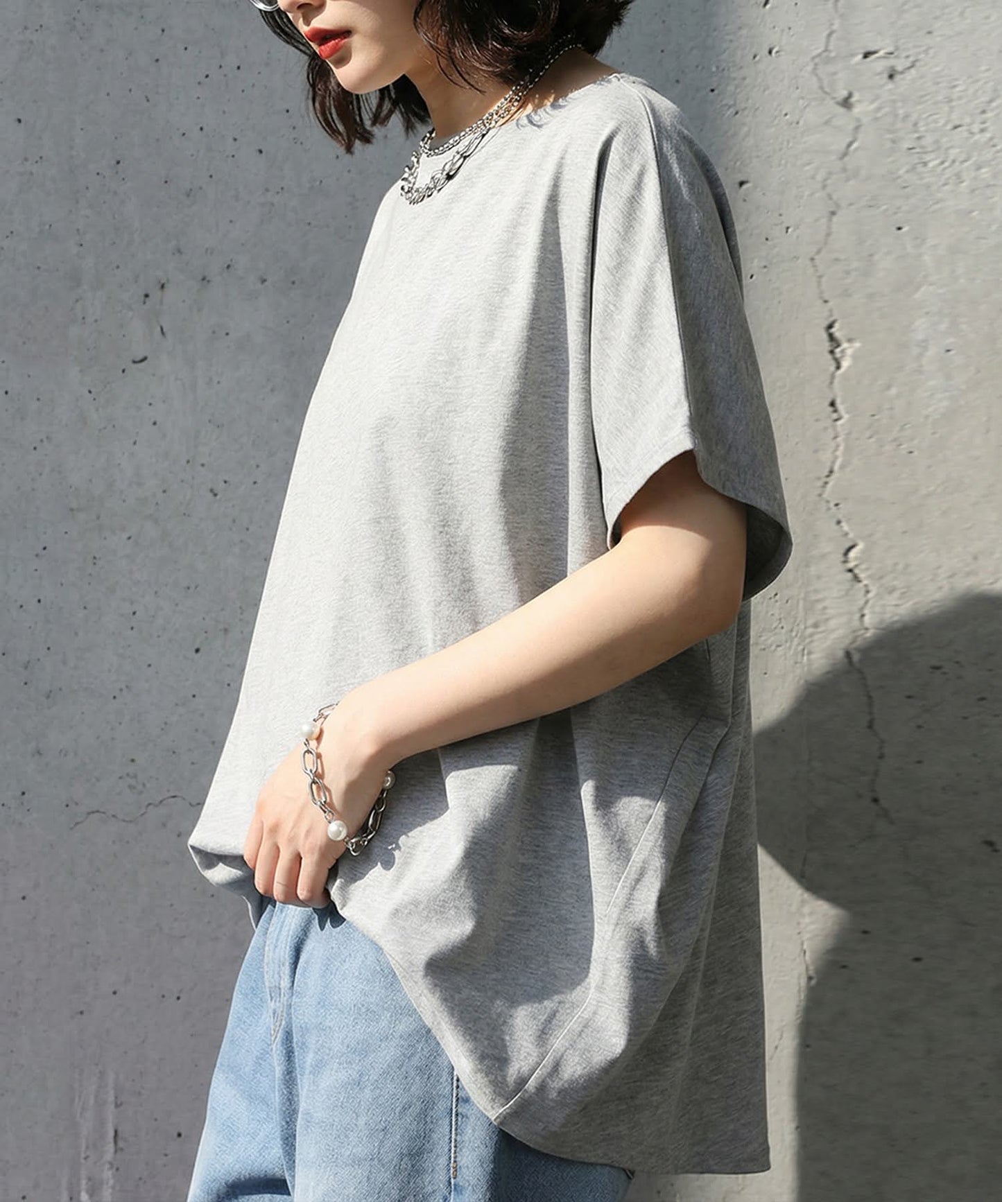 100% Cotton Sweat-Proof Relaxed Top Ladies