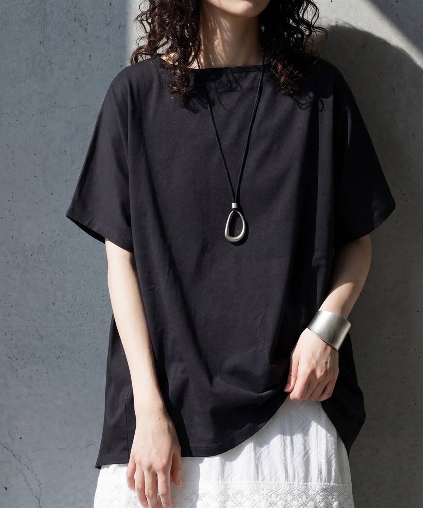 100% Cotton Sweat-Proof Relaxed Top Ladies