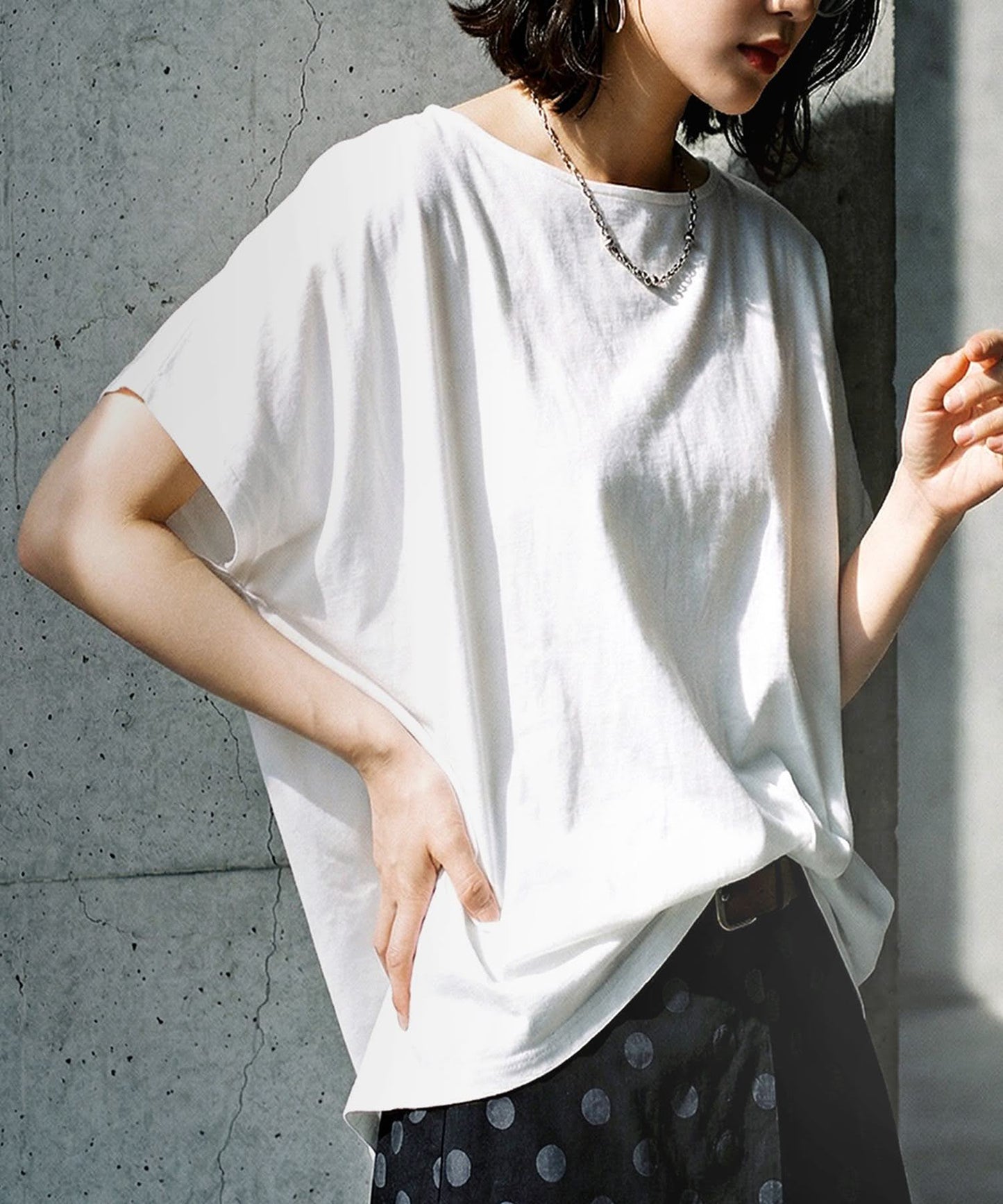 100% Cotton Sweat-Proof Relaxed Top Ladies