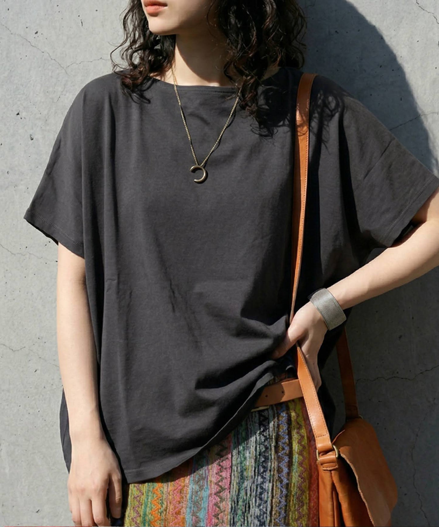 100% Cotton Sweat-Proof Relaxed Top Ladies