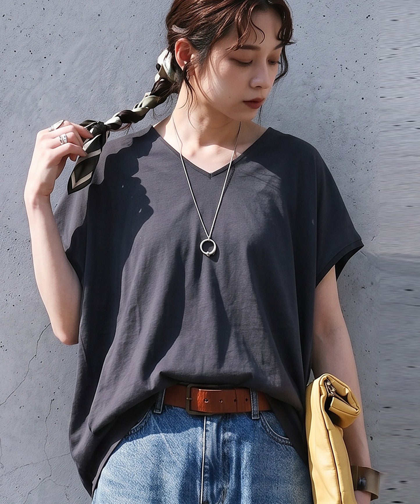 100% Cotton Sweat-Proof Relaxed Top Ladies