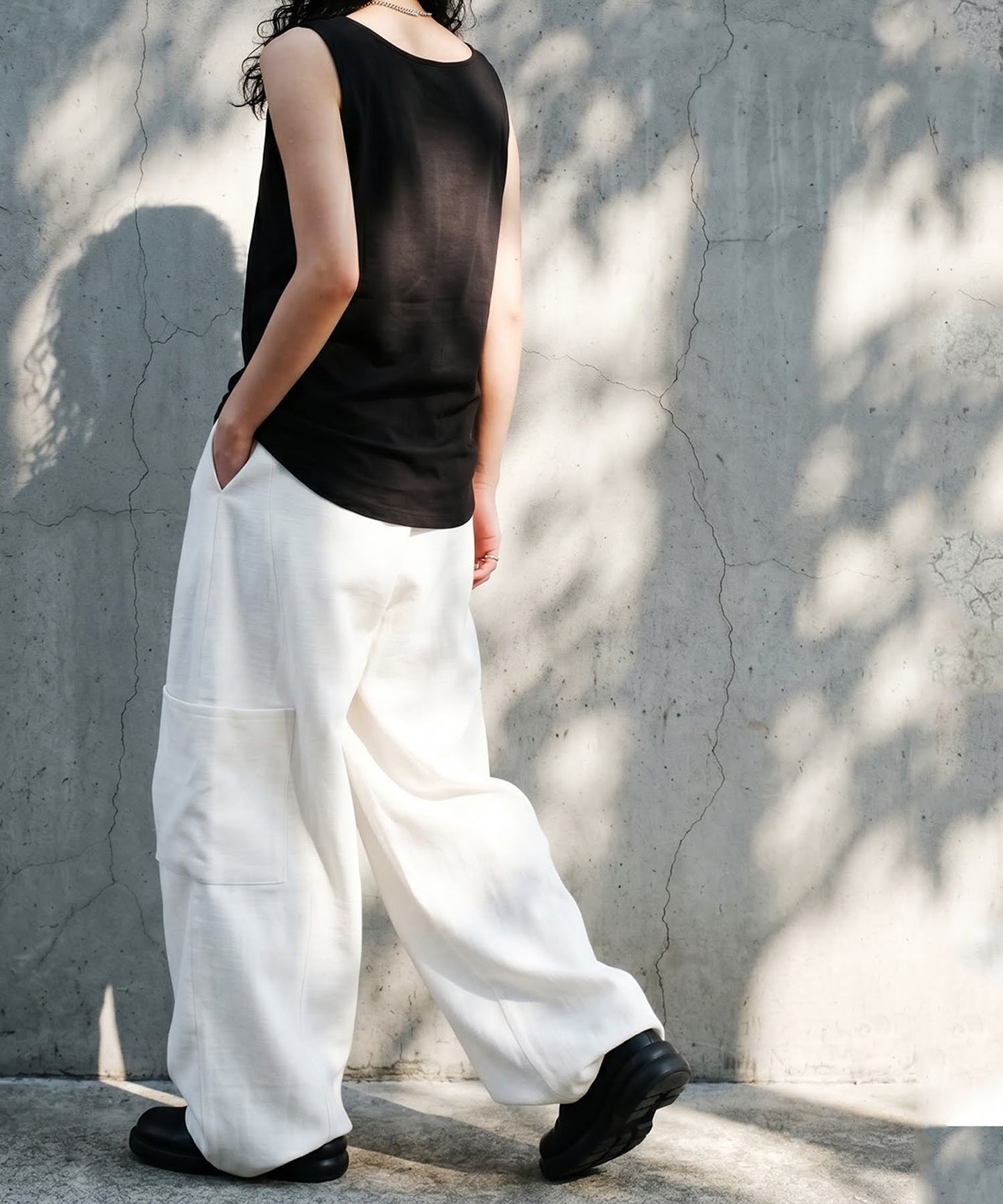 100% Cotton, Sweat Stain Resistant, Plain U-Neck Tank Top Ladies