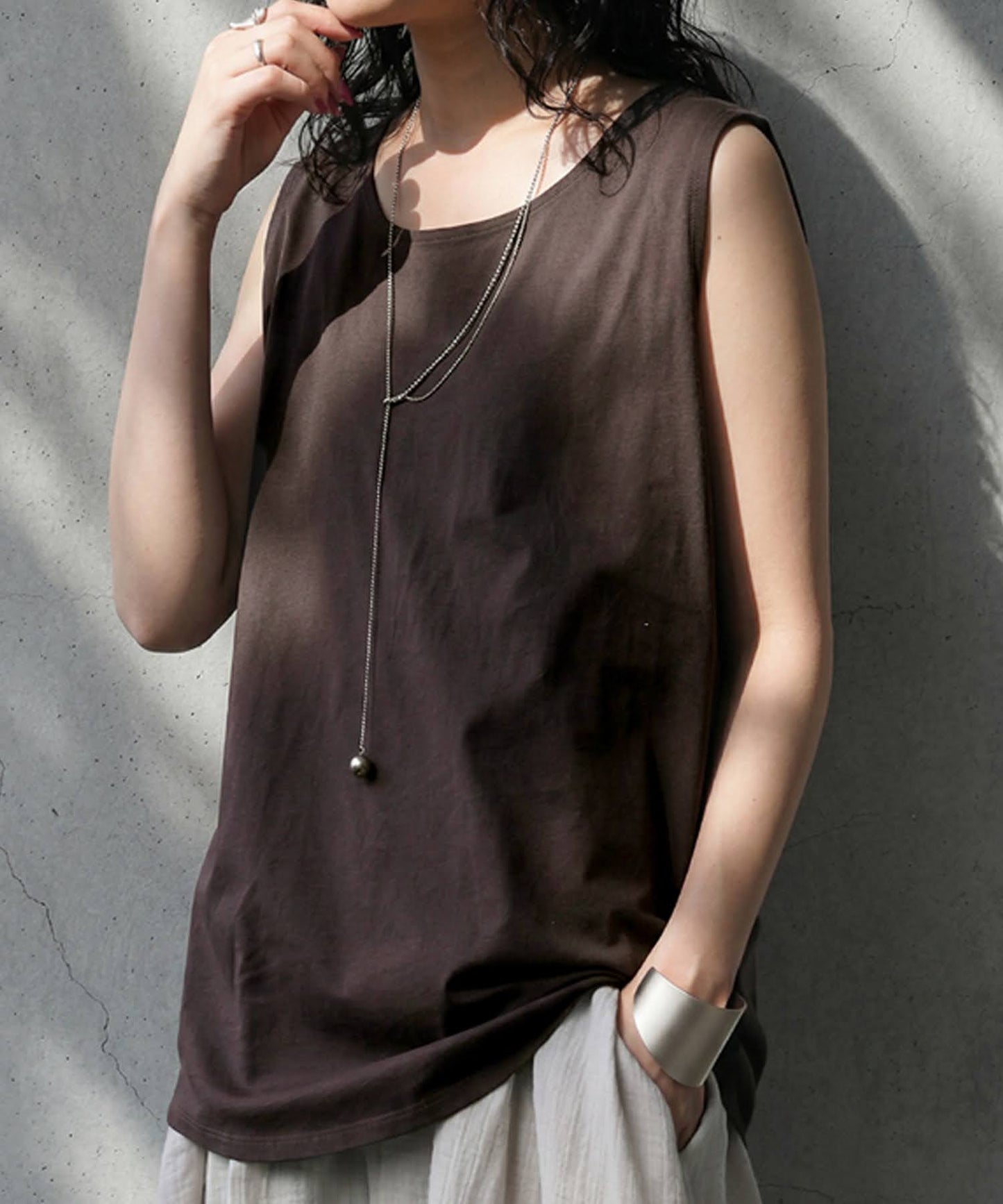100% Cotton, Sweat Stain Resistant, Plain U-Neck Tank Top Ladies