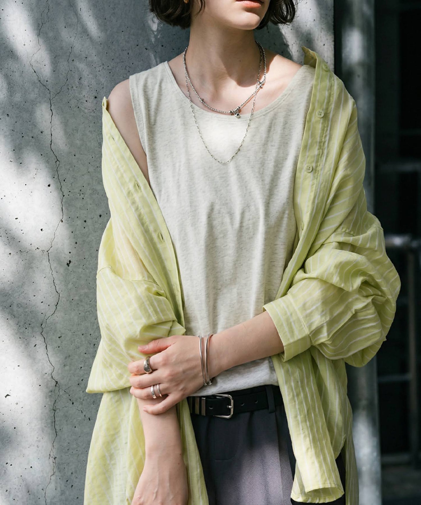 100% Cotton, Sweat Stain Resistant, Plain U-Neck Tank Top Ladies