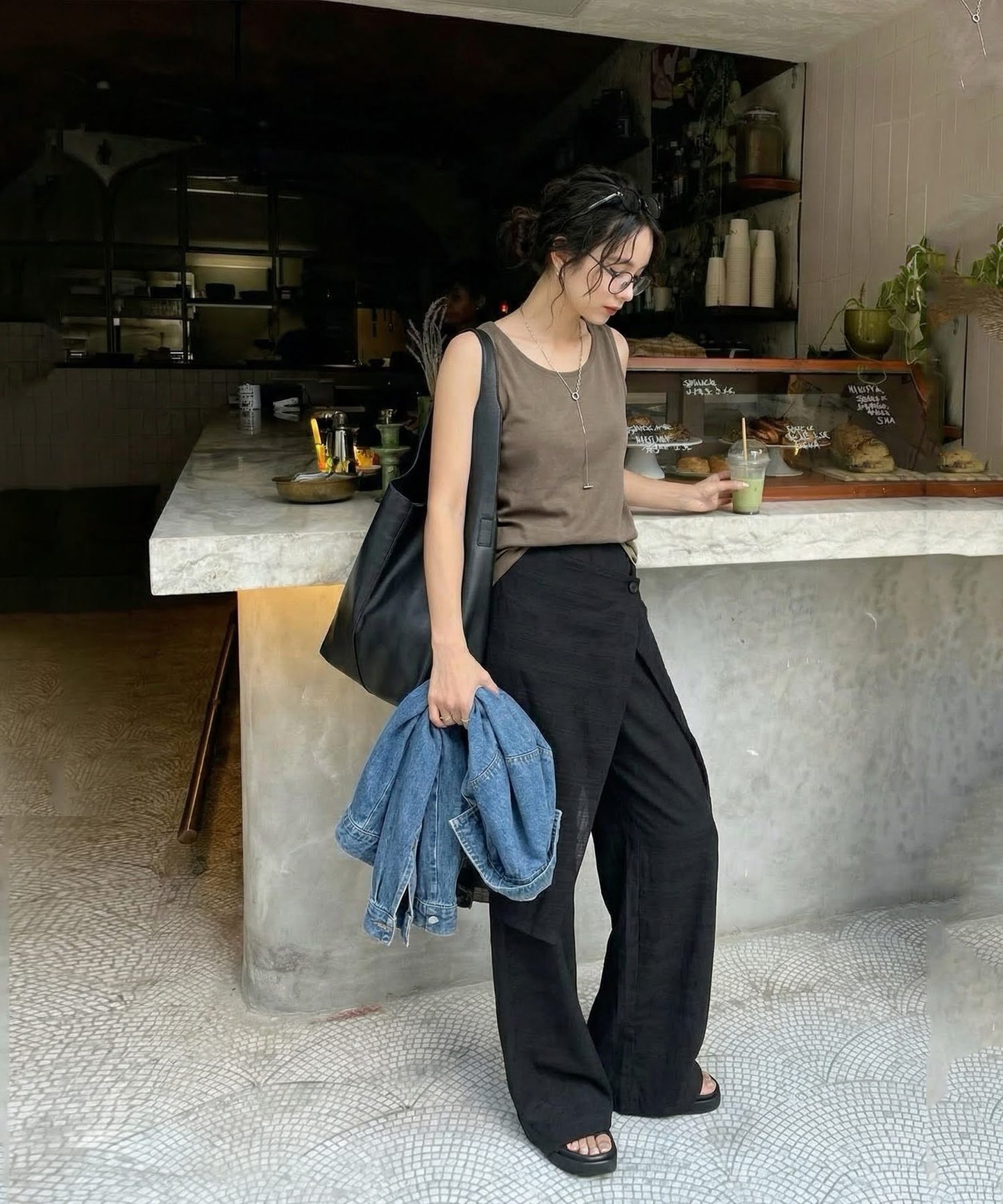 100% Cotton, Sweat Stain Resistant, Plain U-Neck Tank Top Ladies