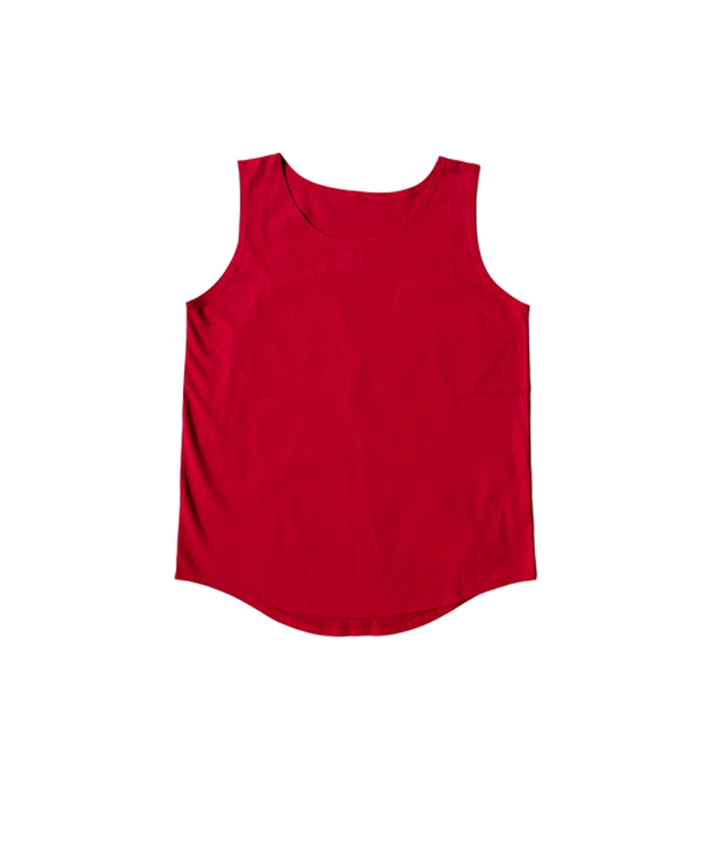 100% Cotton, Sweat Stain Resistant, Plain U-Neck Tank Top Ladies