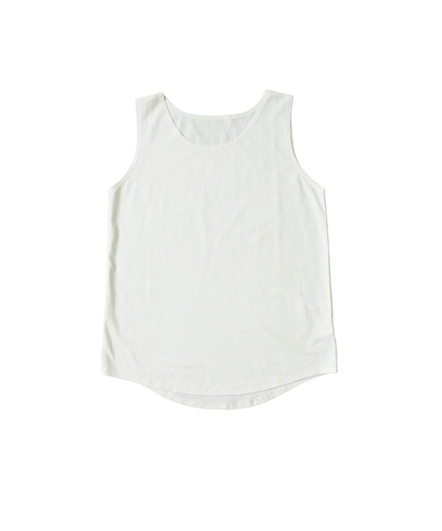 100% Cotton, Sweat Stain Resistant, Plain U-Neck Tank Top Ladies