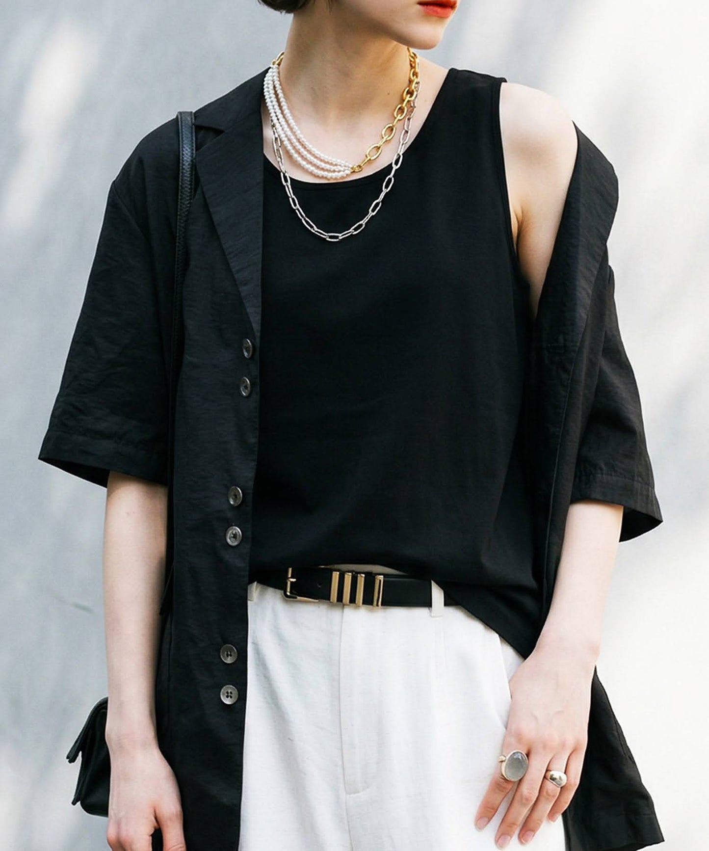 100% Cotton, Sweat Stain Resistant, Plain U-Neck Tank Top Ladies
