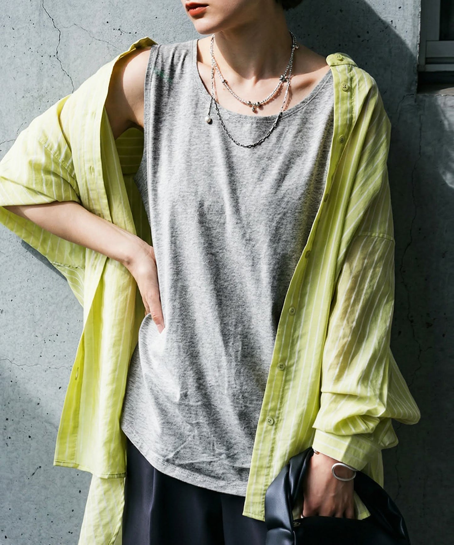 100% Cotton, Sweat Stain Resistant, Plain U-Neck Tank Top Ladies