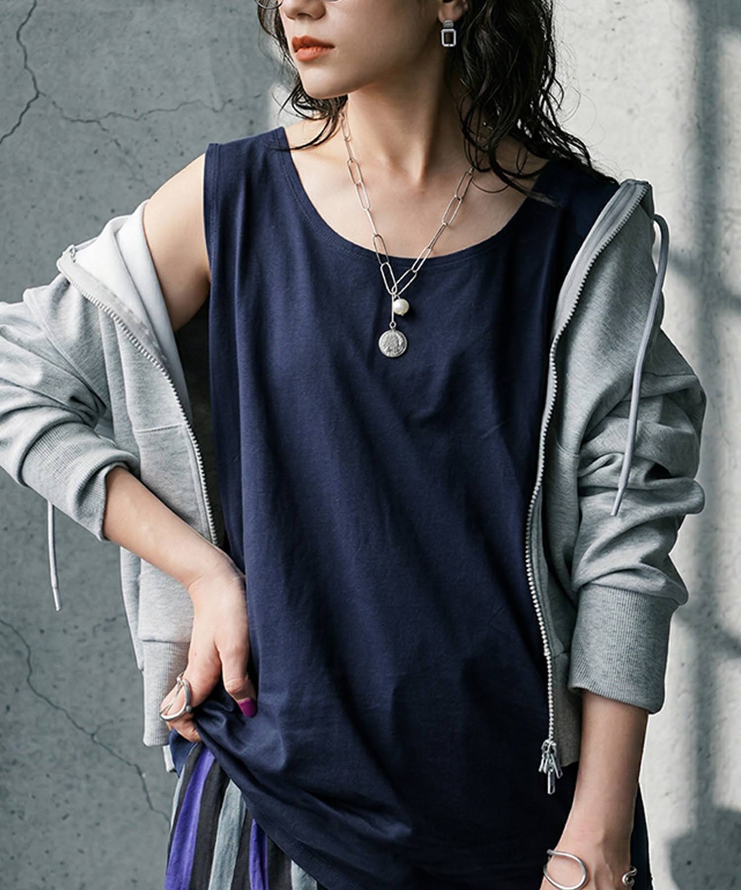 100% Cotton, Sweat Stain Resistant, Plain U-Neck Tank Top Ladies