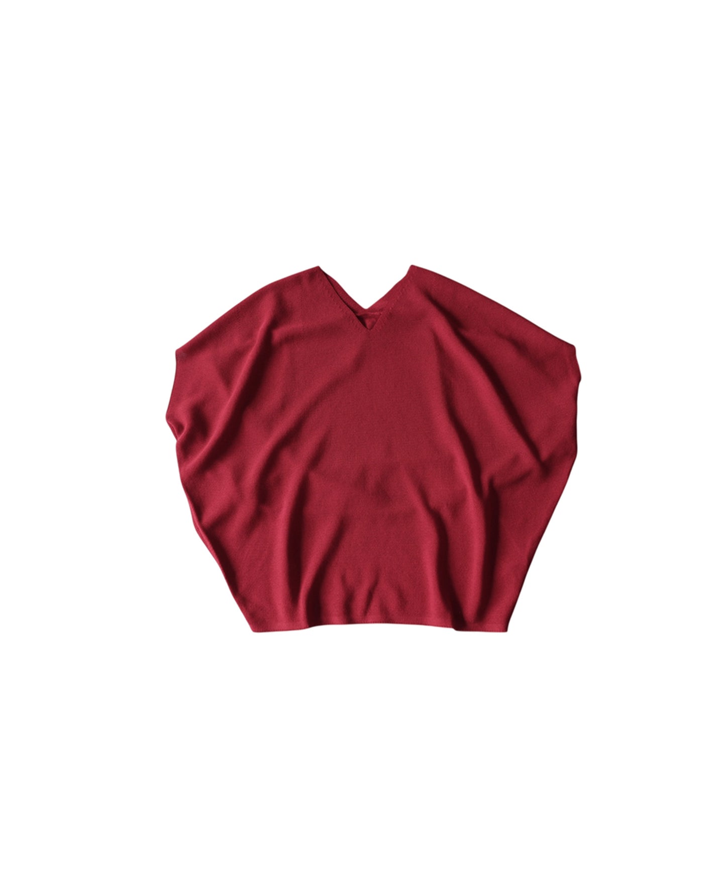 V-Neck Short-Sleeved Dolman Knit Ladies