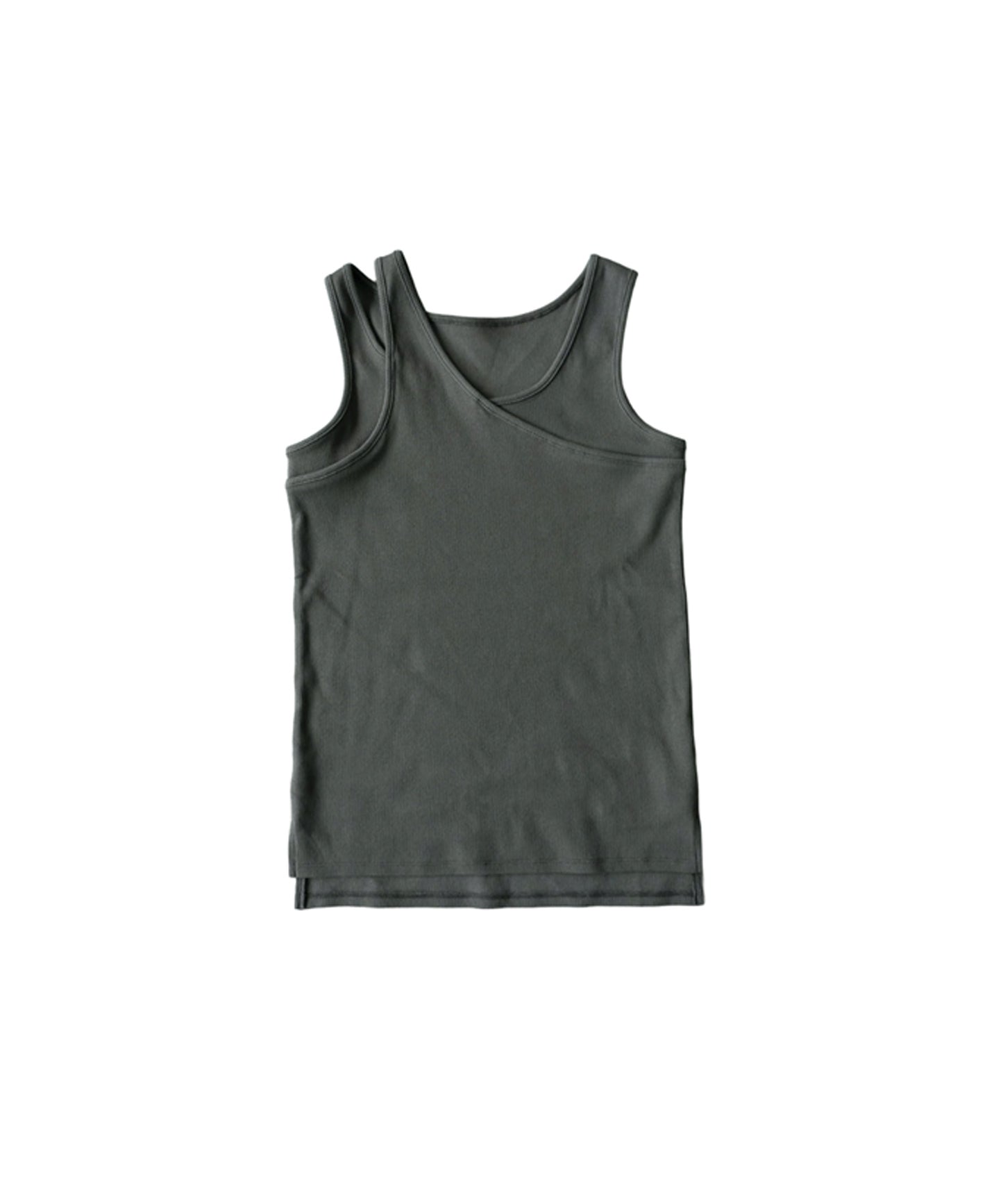 Cotton Blend V-Neck Tank Top Ladies
